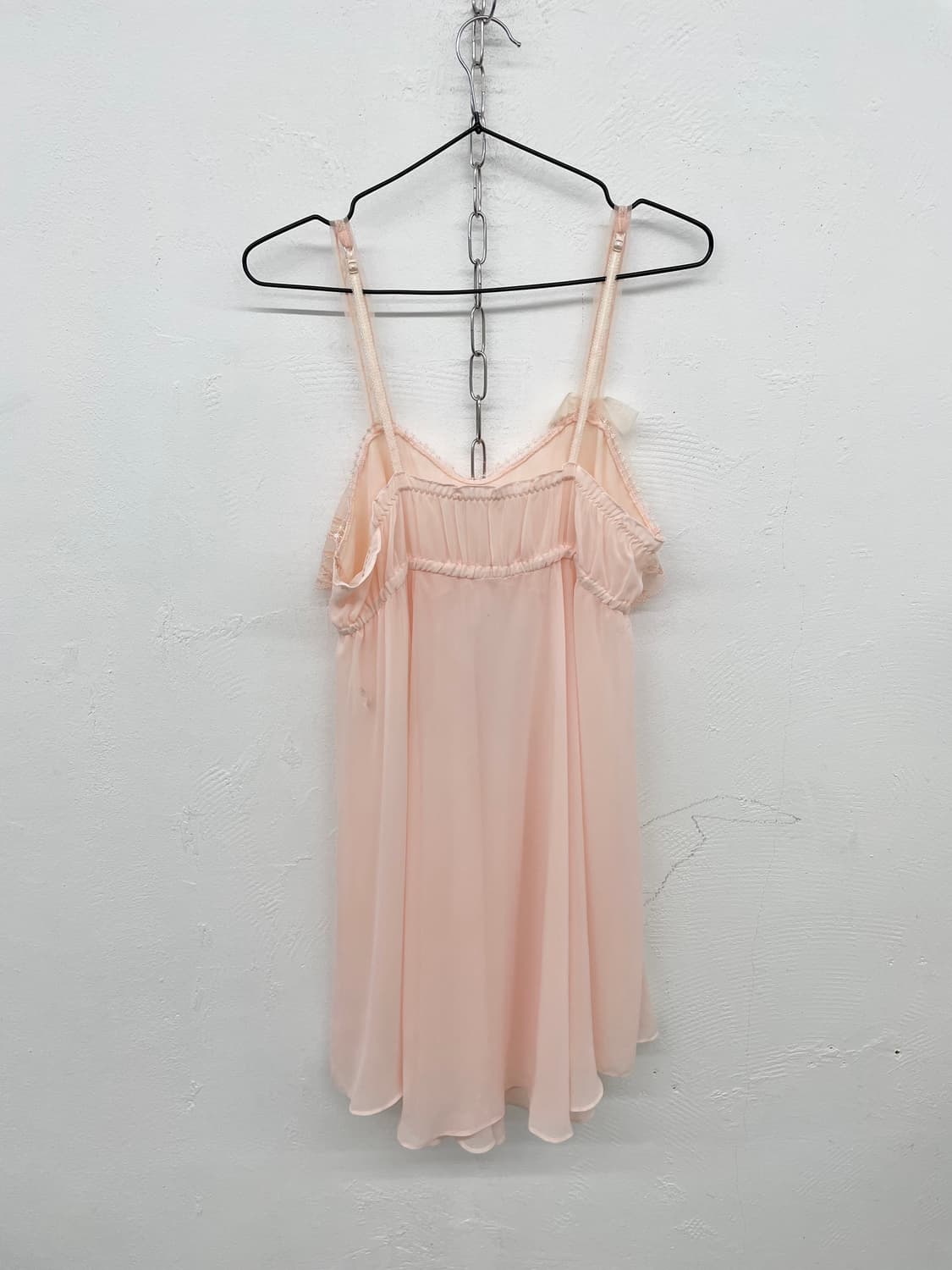 비너스 핑크 시어 레이스 슬립 상품이미지6