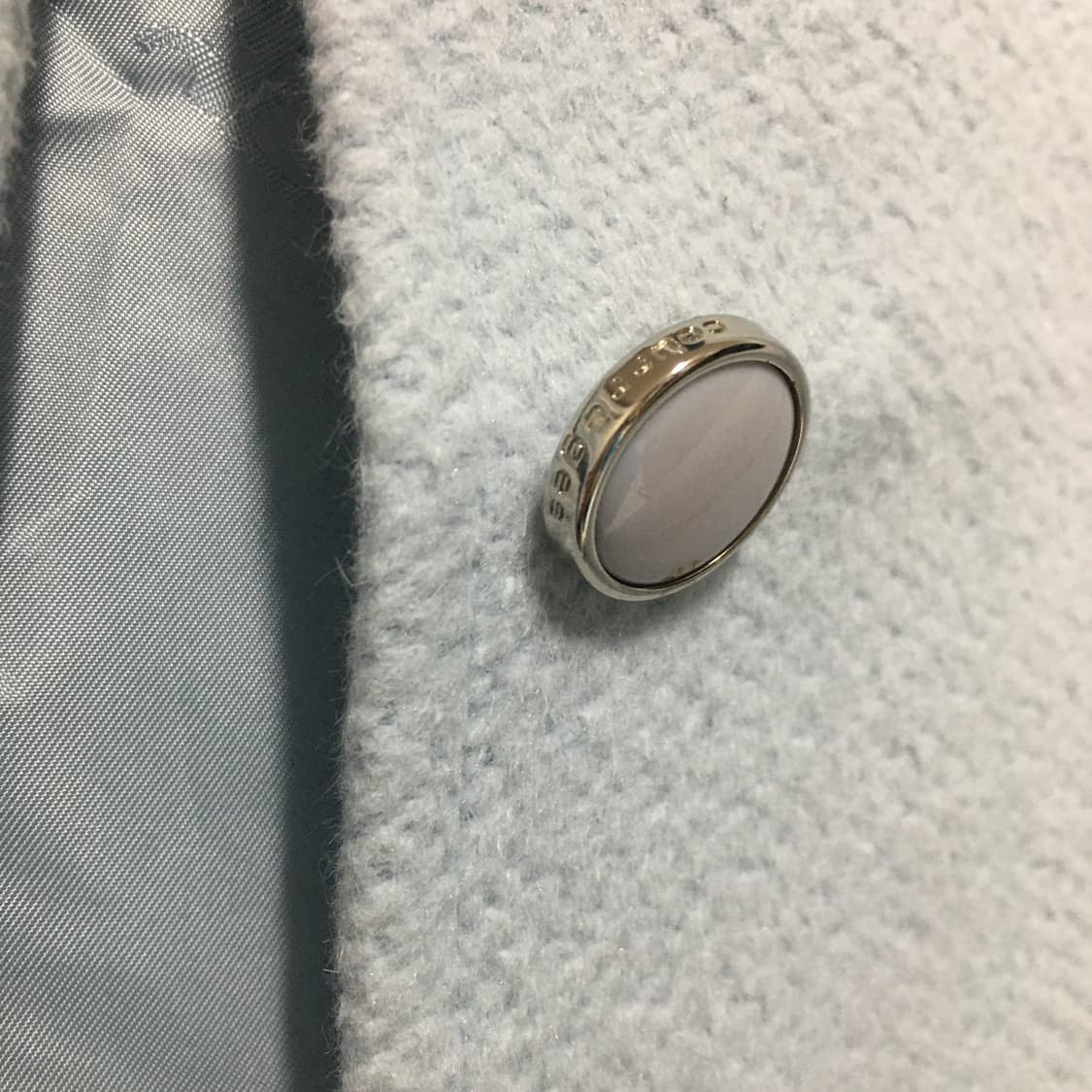 Courreges울 실크 민트블루 코트 상품이미지8