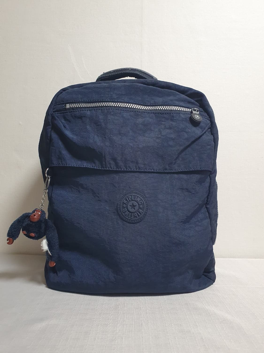 키플링 미니 캐주얼 백팩 네이비 몽키키링 상품이미지2