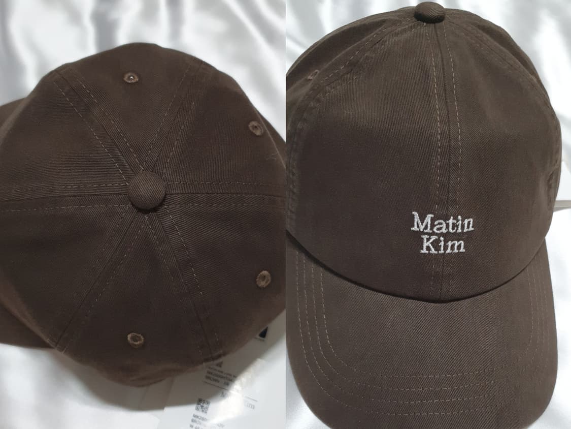 브라운 마뗑킴 미니 로고 볼캡 모자 상품이미지6