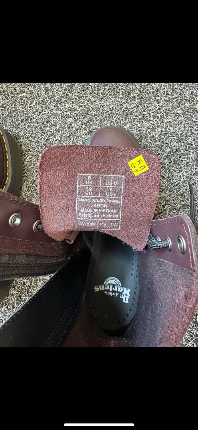 닥터마틴 버건디 워커부츠 상품이미지3