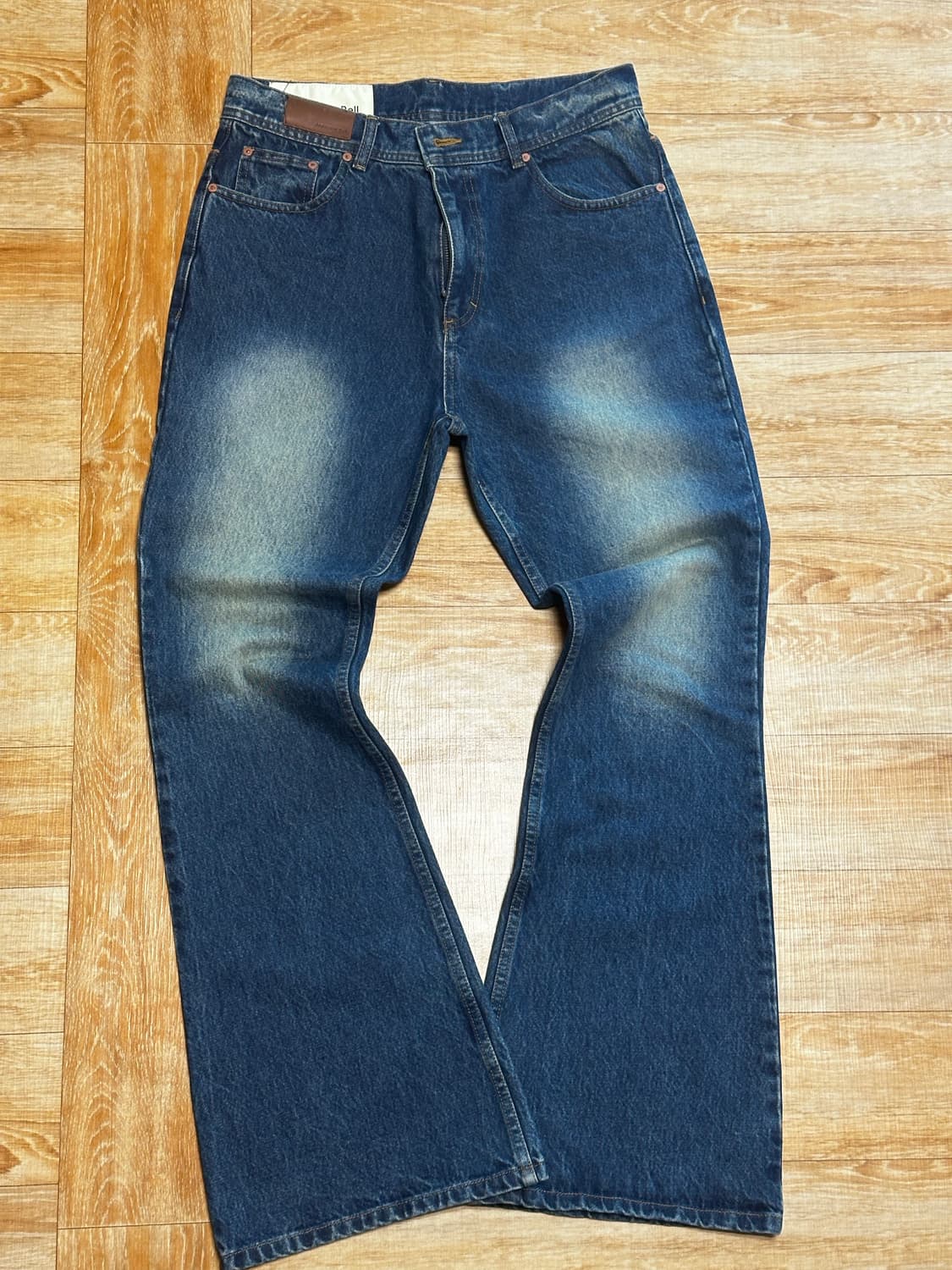 앤더슨벨 빈티지 워시드 플레어진 상품이미지1