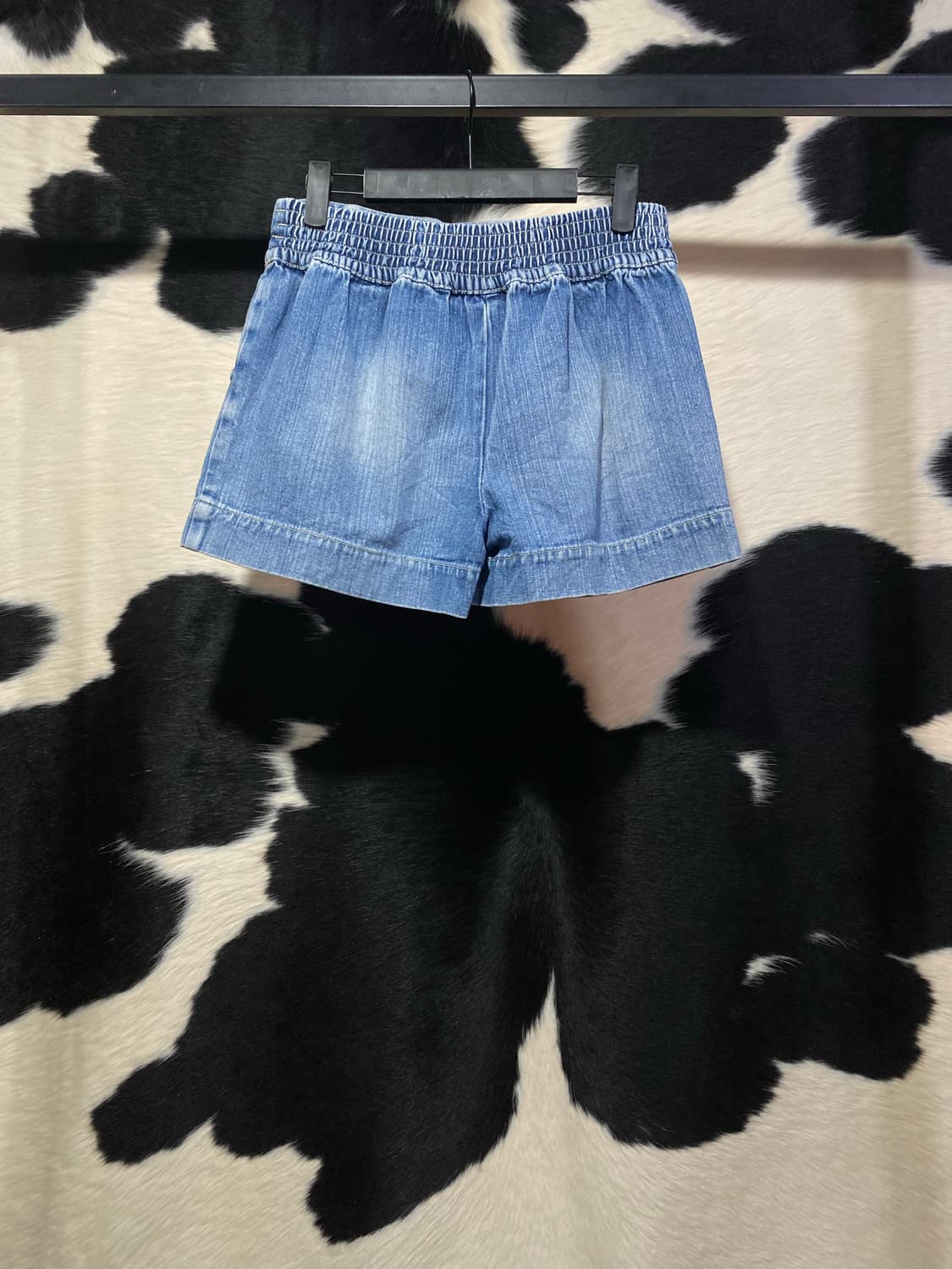 Japanese vtg 레이스업 포인트 데님 숏츠 상품이미지6