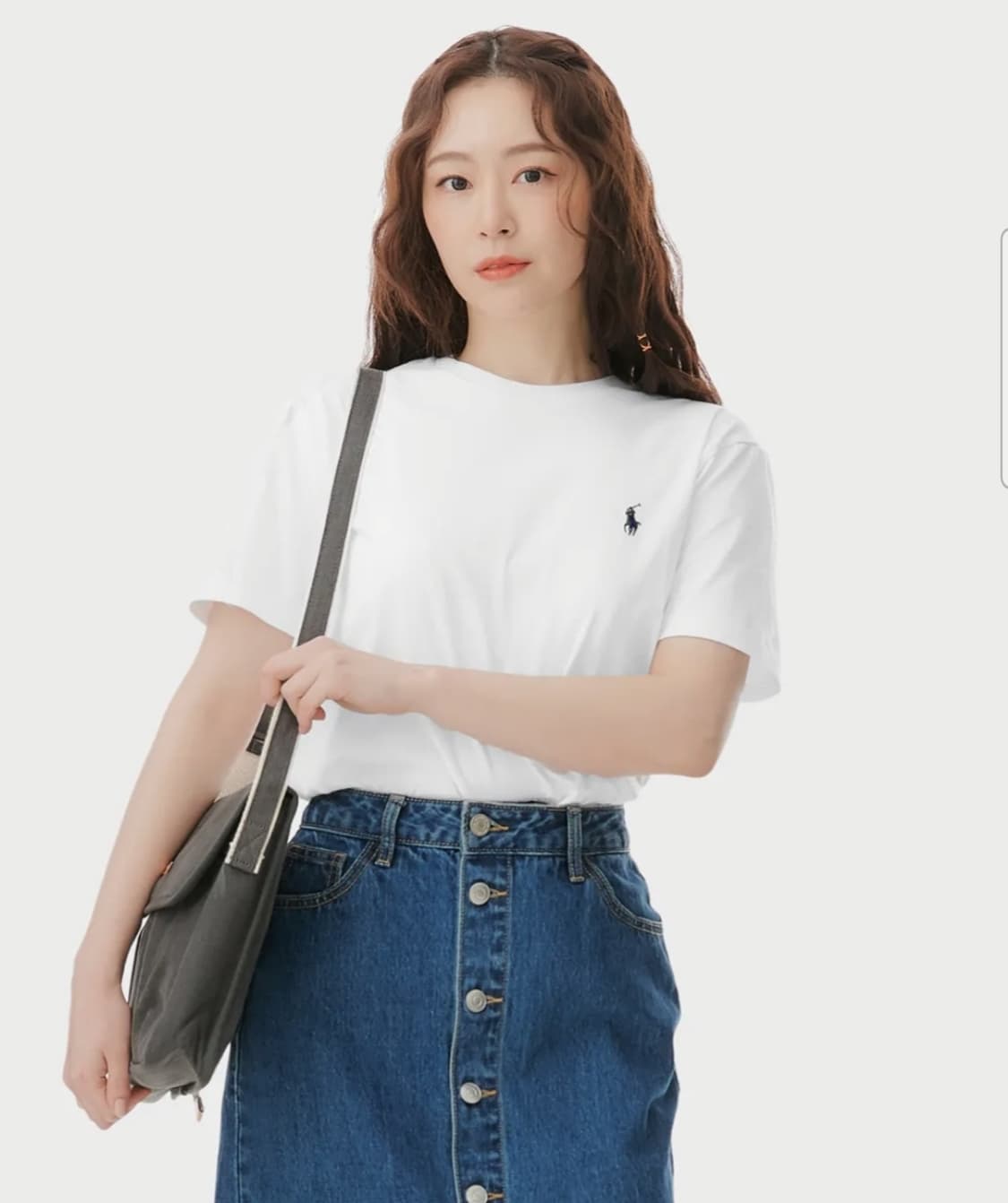 폴로랄프로렌 시그니쳐로고 크루넥 반팔 티셔츠 S size 상품이미지1