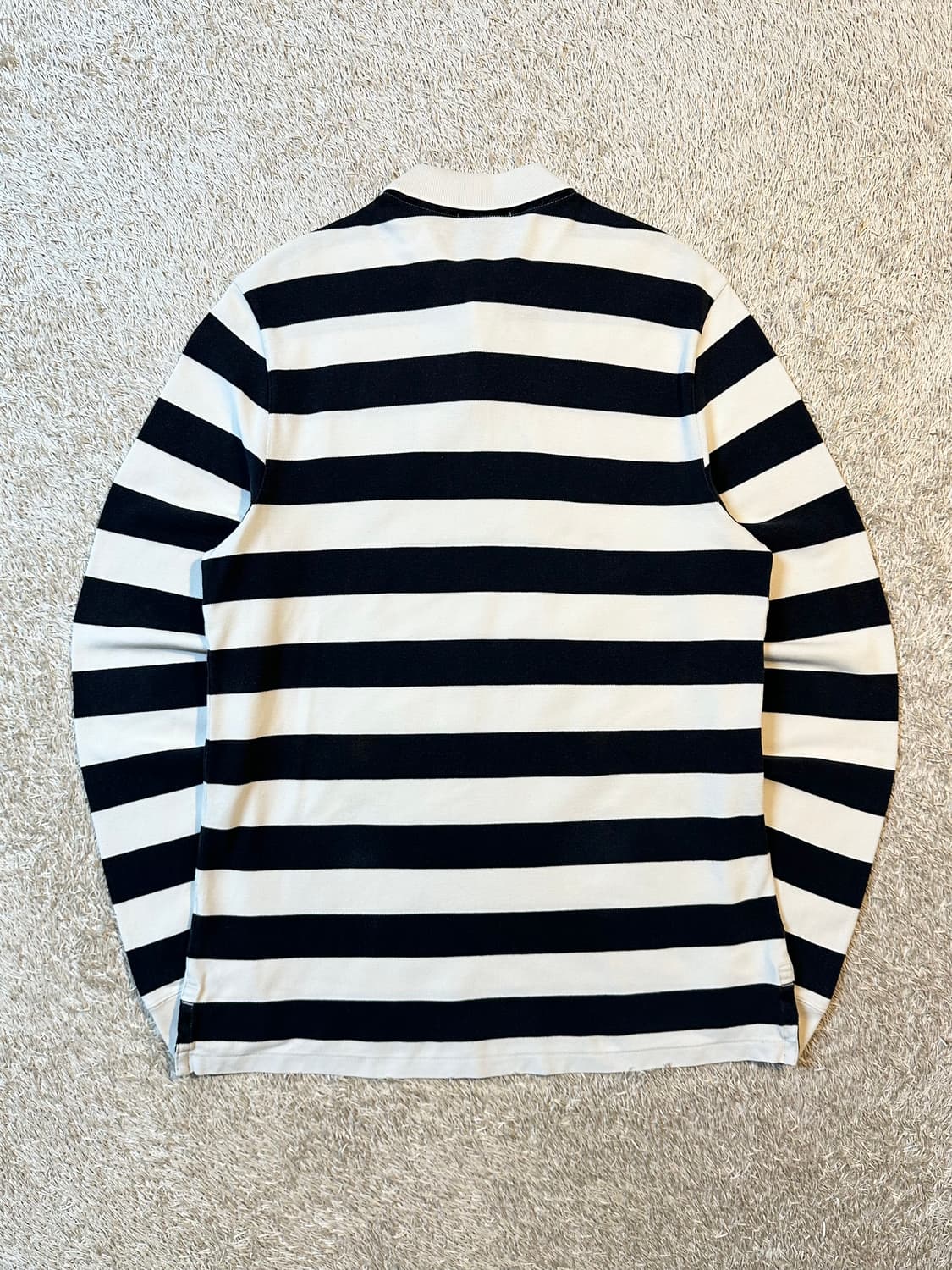 폴로 랄프로렌 패치 스트라이프 럭비 티셔츠 오레오 상품이미지3