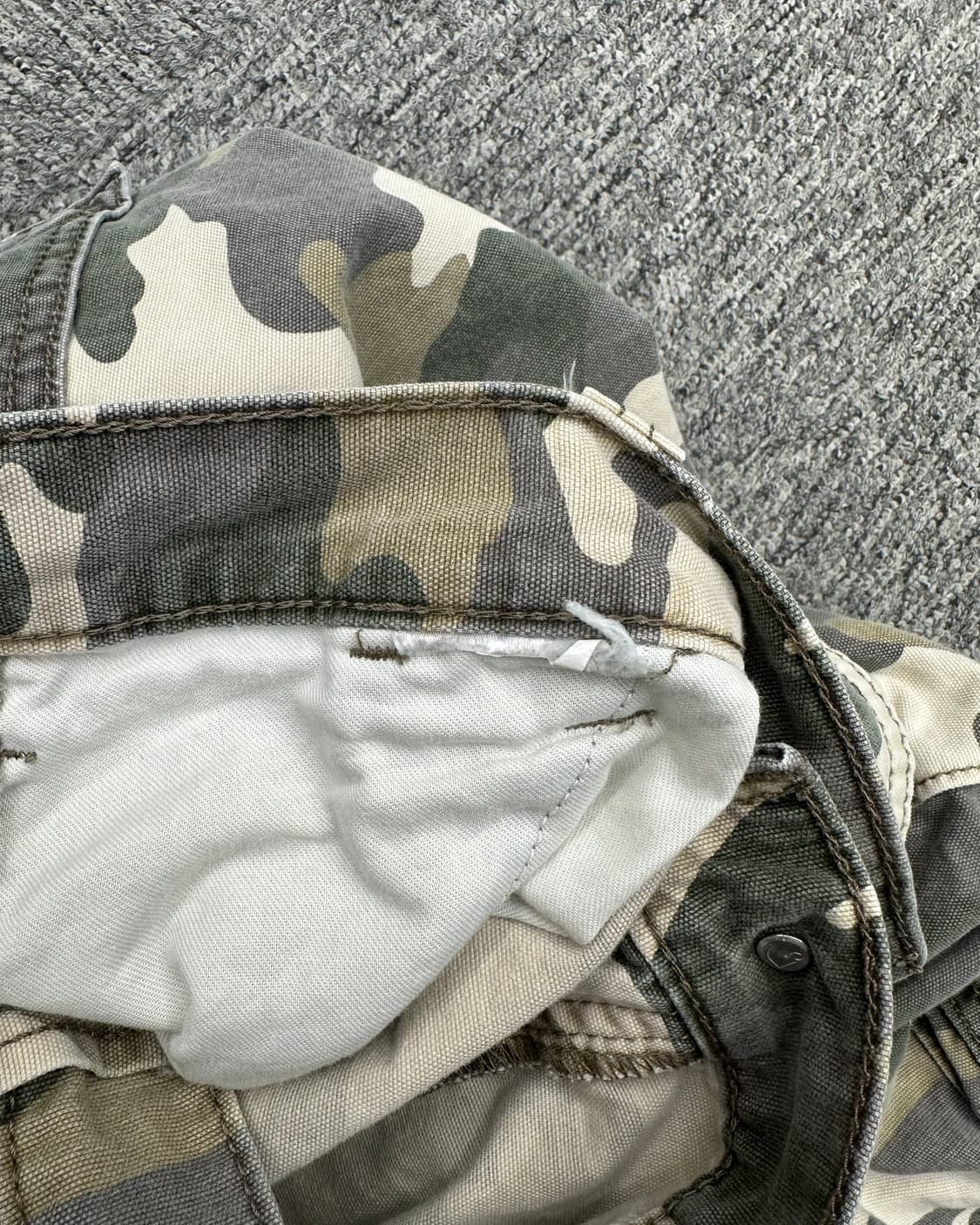 (허단43)칼하트 카모 반바지-M1995 상품이미지5