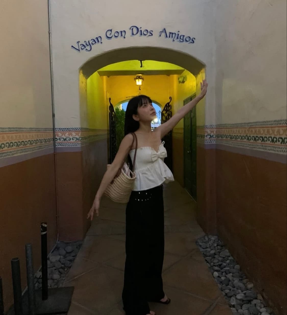 위드아웃썸머 스터드 블랙 데님진 M 상품이미지5