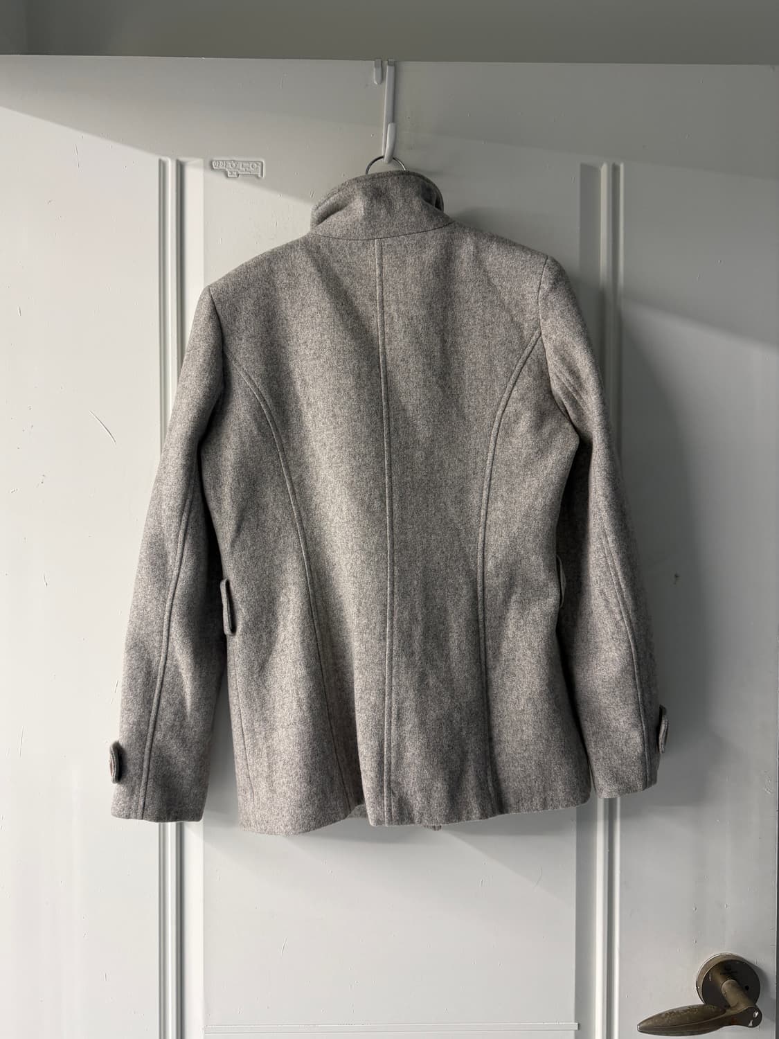 일본빈티지 연그레이 하이넥 자켓 코트 상품이미지8