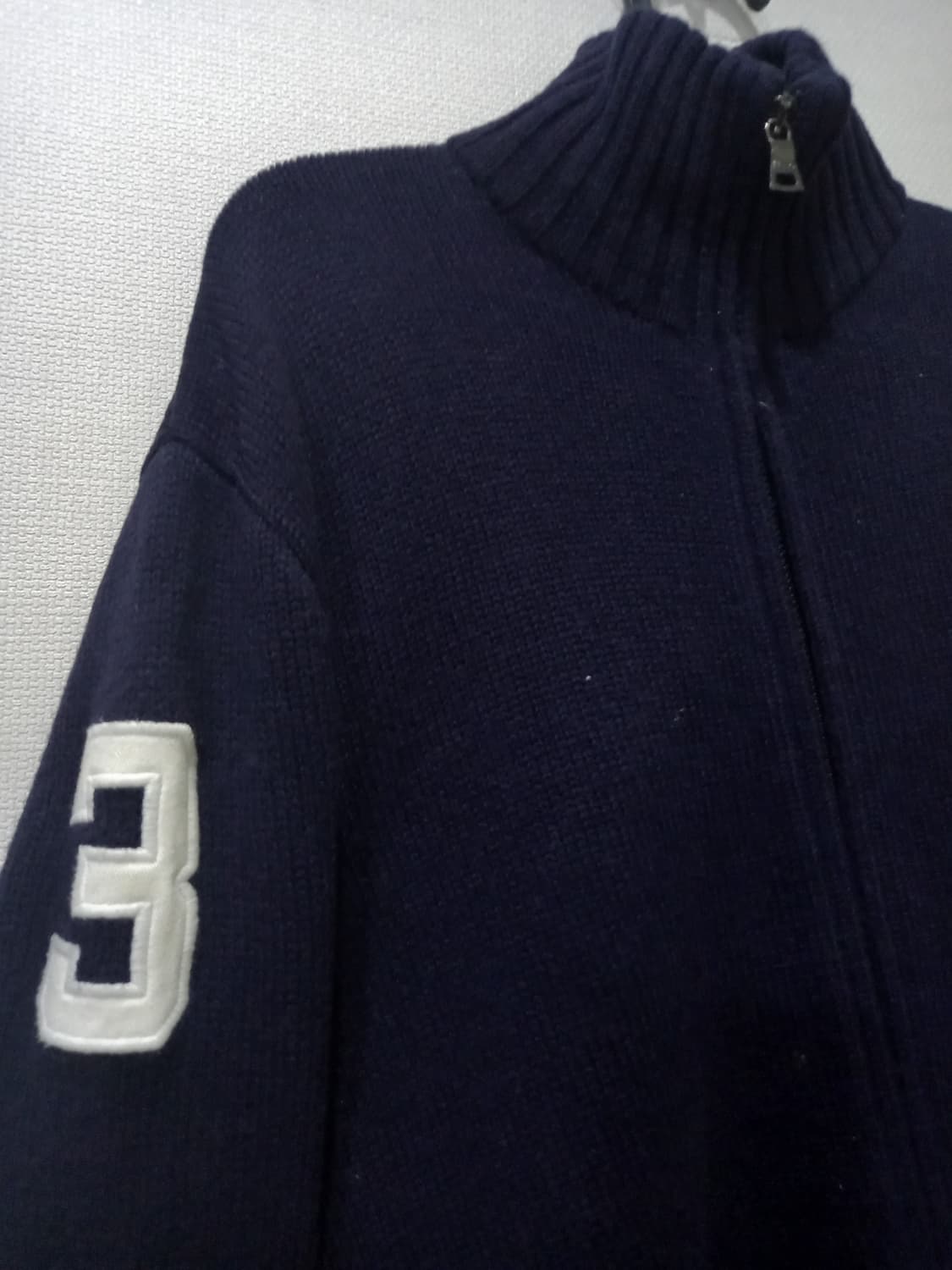 폴로 POLO 빅포니 니트집업 90/S 상품이미지2