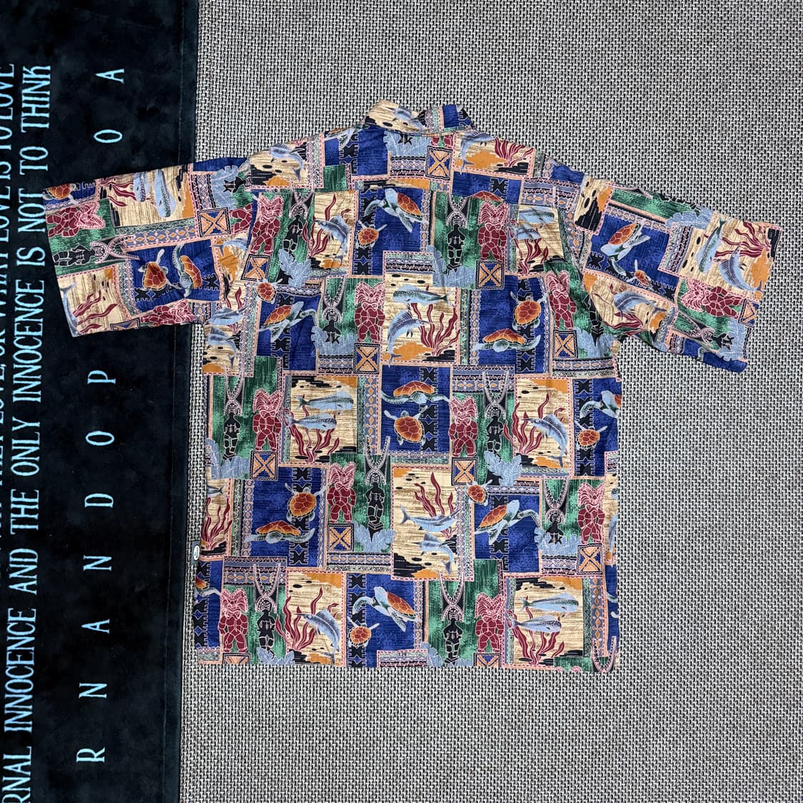 90~00s made in usa 하와이안셔츠 상품이미지2