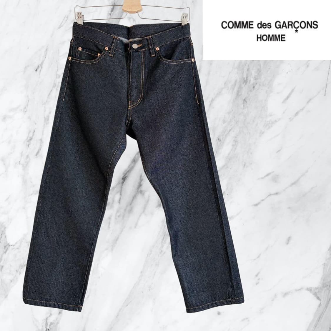 꼼데가르송 옴므 생지 데님 팬츠 상품이미지1
