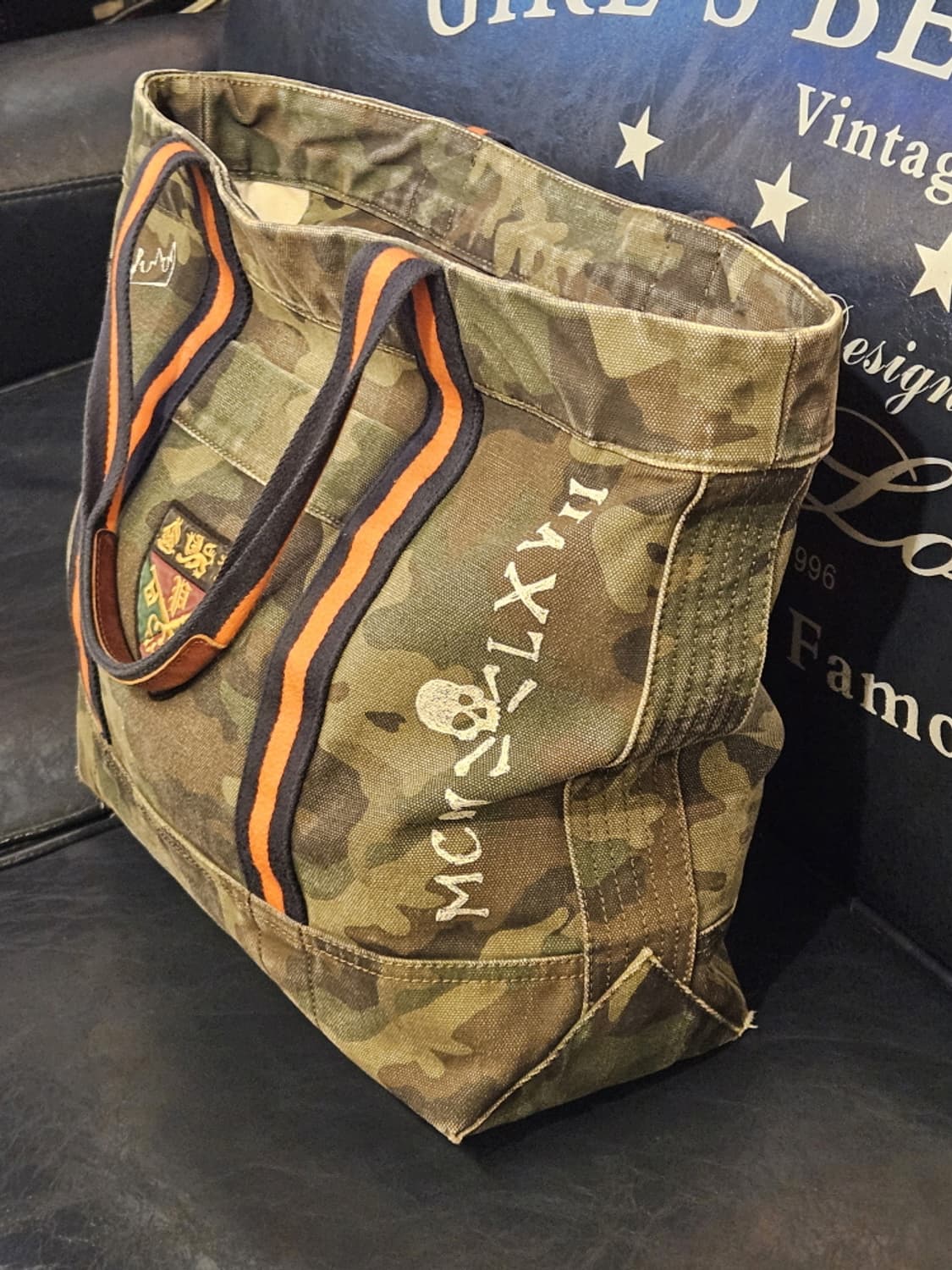 폴로랄프로렌 캔버스 카모 럭비 토트백 ( 41X35X16 )/ 10022 상품이미지3