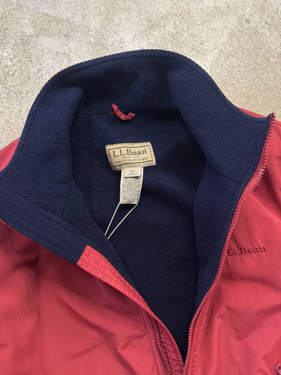 엘엘빈 플리스 라이닝 웜업자켓 상품이미지3