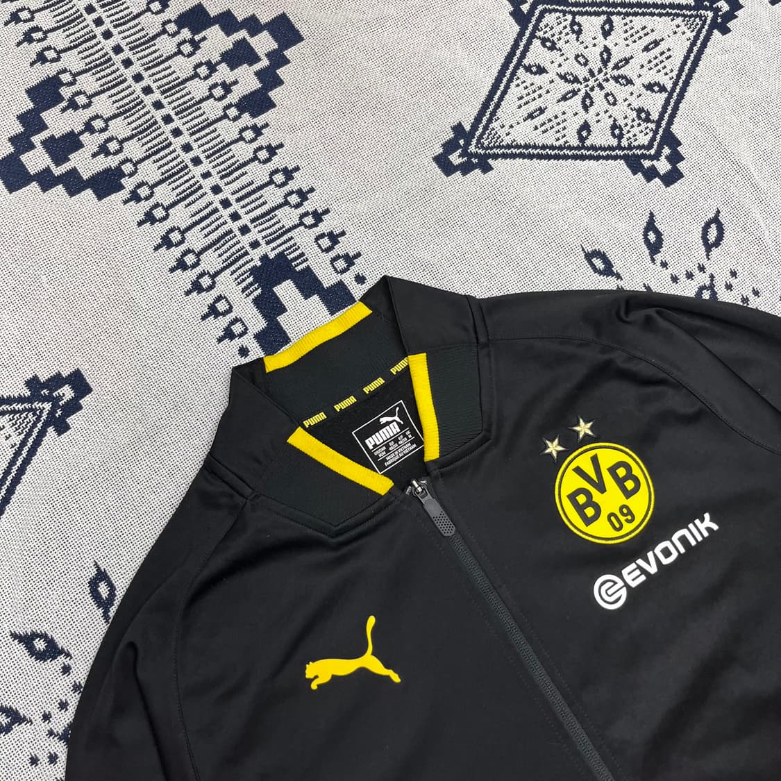 [M] 푸마 도르트문트 로고 져지 자켓 상품이미지3