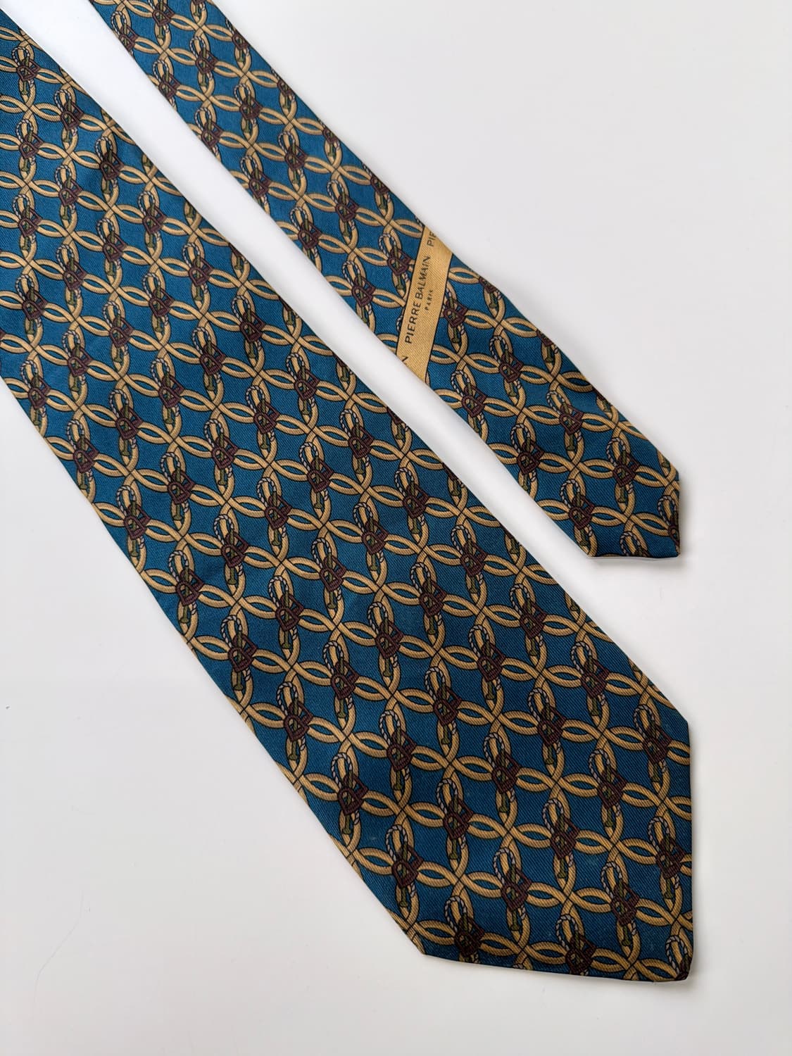 피에르 발망 (PIERRE BALMAIN) 실크 넥타이 9.5cm 상품이미지4