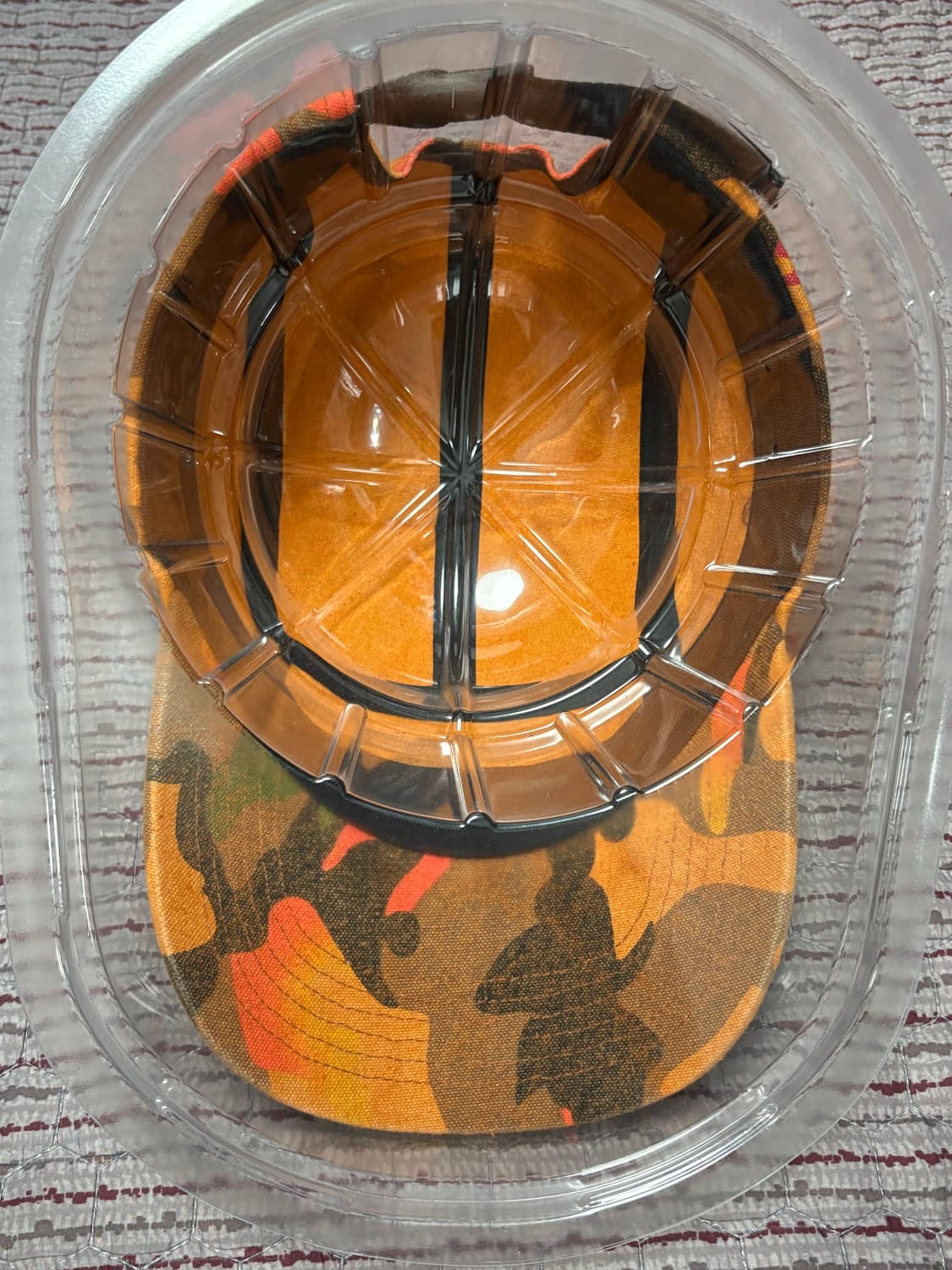 슈프림 워시드 캔버스 캠프캡 오렌지 카모 - 24SS 상품이미지3