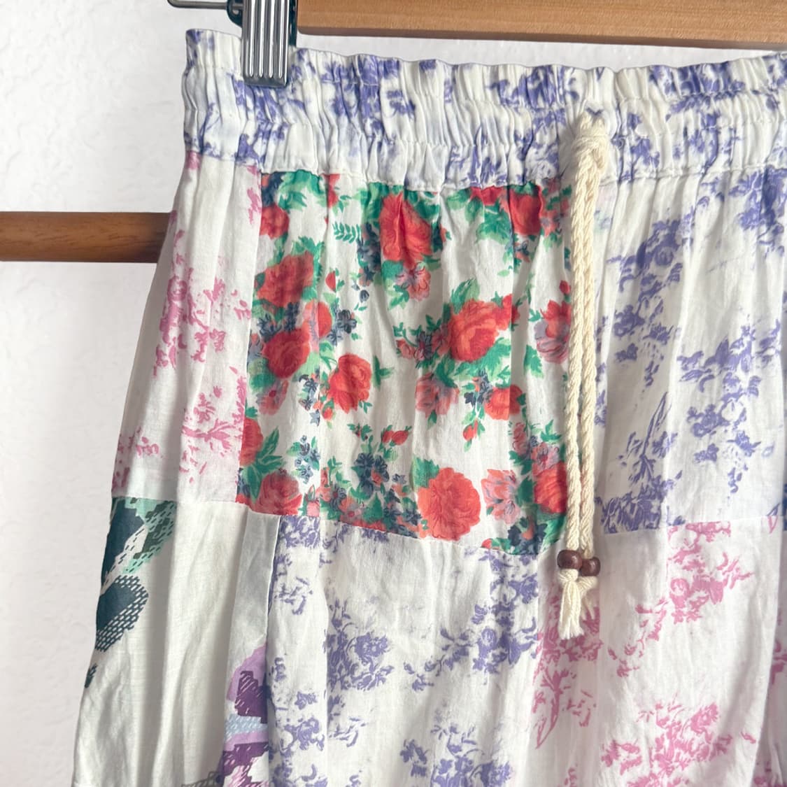 꽃조각 패치워크 스커트 상품이미지2