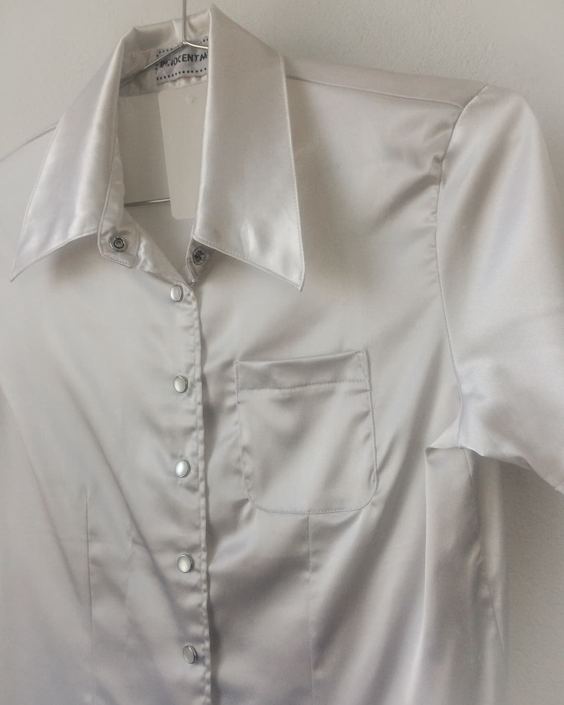Glossy sliver mood shirt 상품이미지4