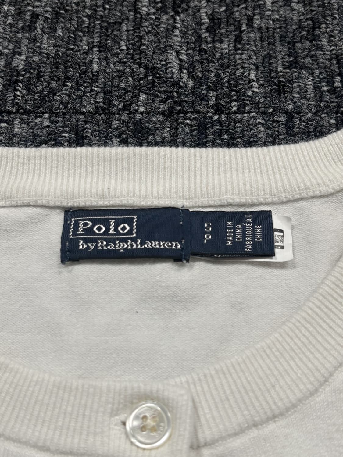 폴로 화이트 가디건 상품이미지5