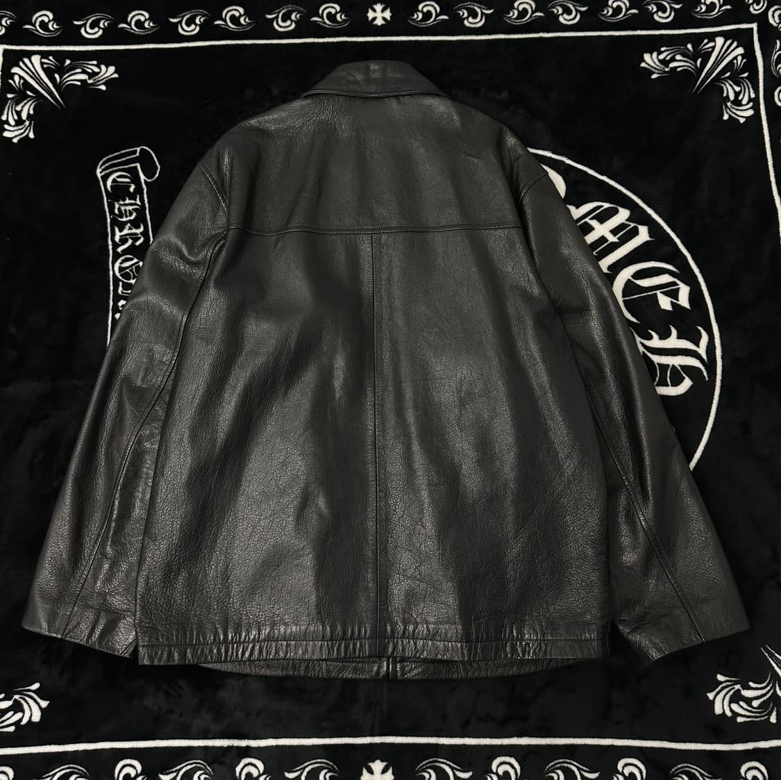 vintage 미니멀 쉽스킨 자켓 105 상품이미지3
