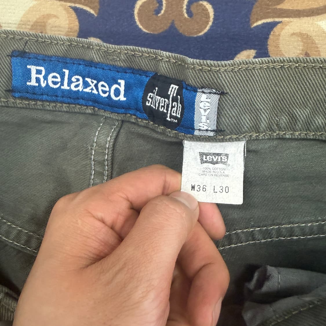 (36)90s 리바이스 levis 실버탭 데님팬츠(made in usa) 상품이미지5