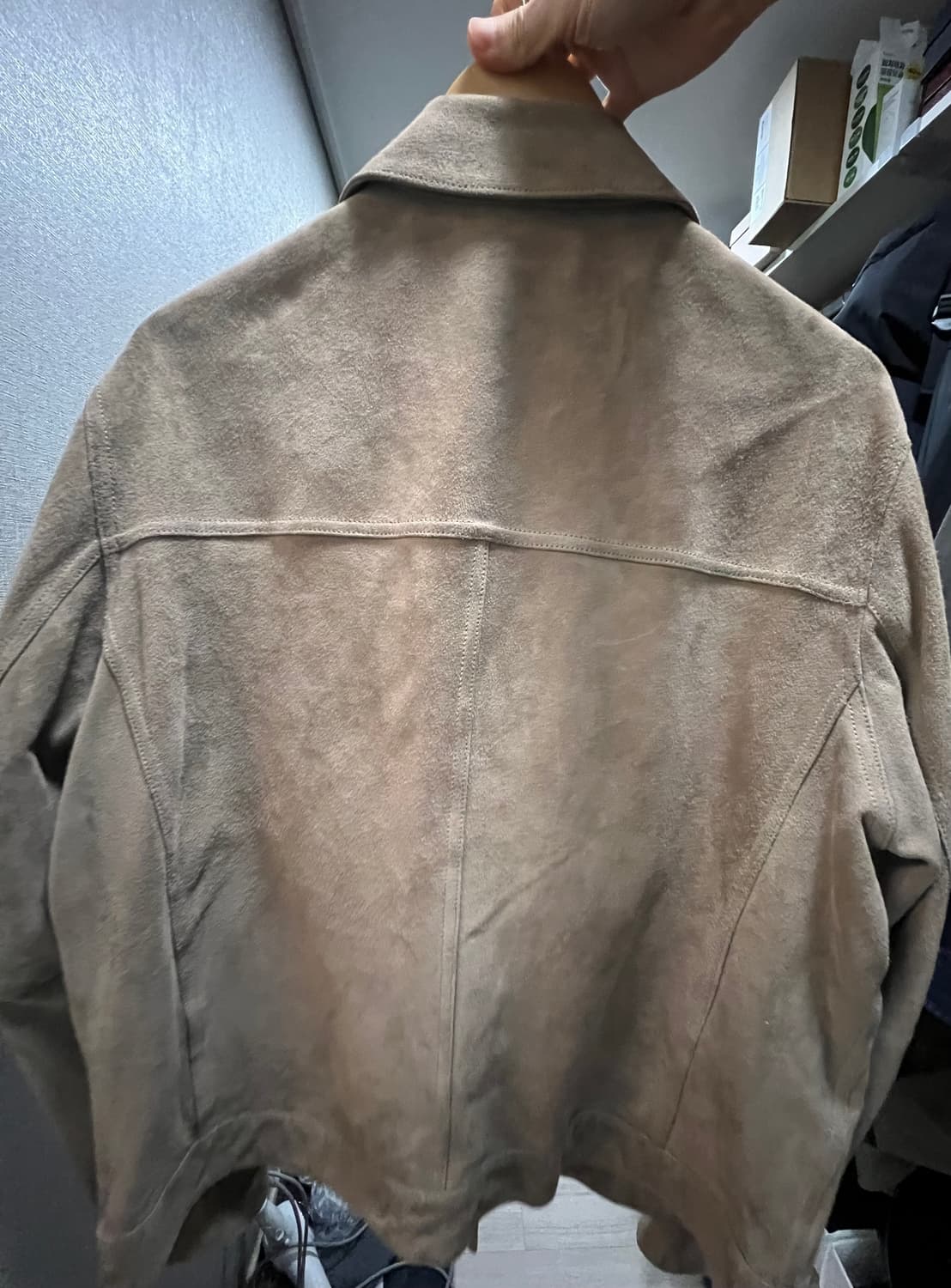 마시모두띠 스웨이드 자켓 L 상품이미지6