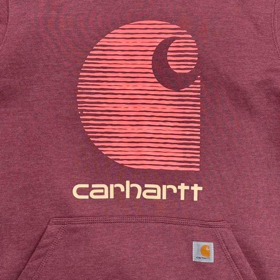 CARHARTT 레인 디펜더 후드티 핑크 L 상품이미지6