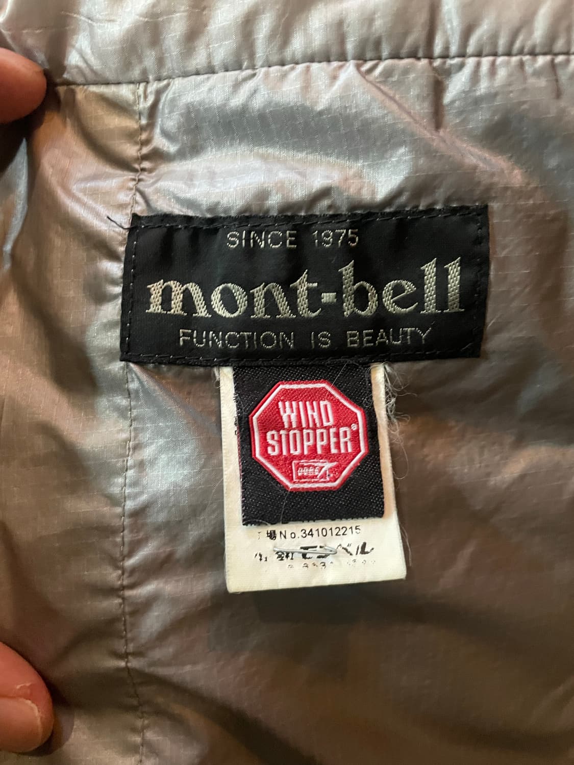 몽벨 재팬 구스다운 경량패딩 S 상품이미지5