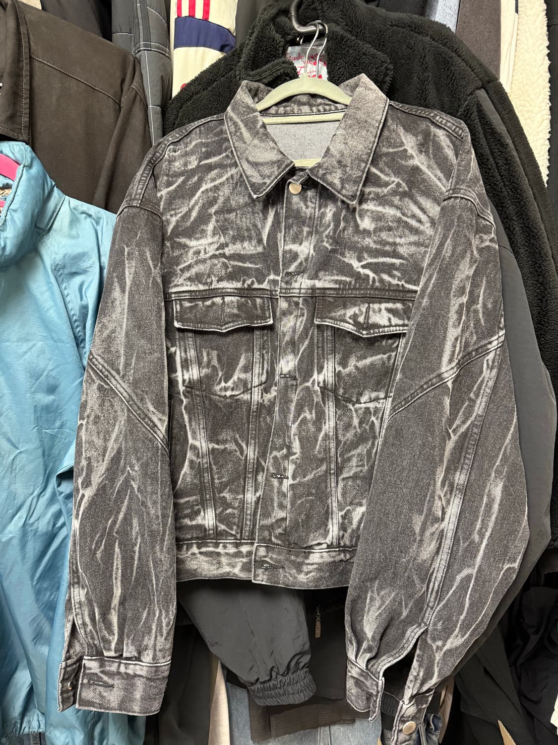 논플로어 데님 트러커 자켓 상품이미지1