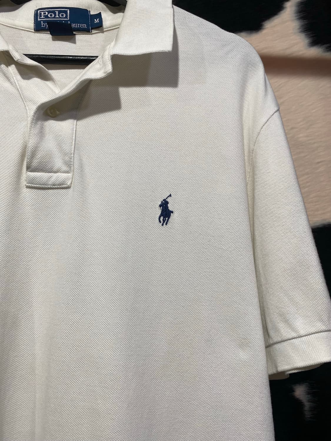 Polo Ralph Lauren 화이트 베이직 로고 반팔 티셔츠 상품이미지3