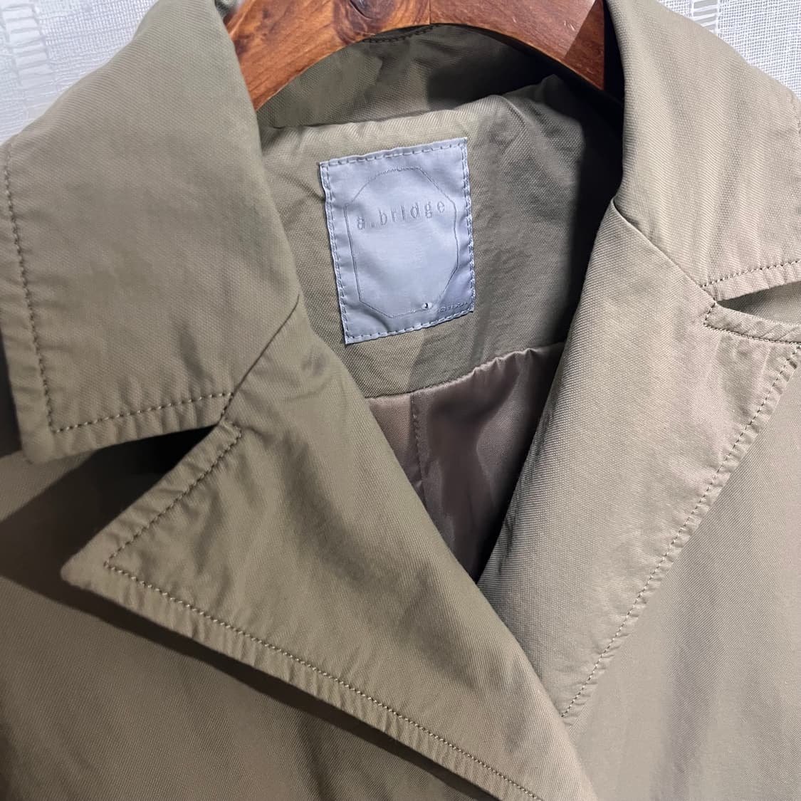 에이브릿지(a.bridge) 베이지 트렌치 무드 자켓(F) 상품이미지3