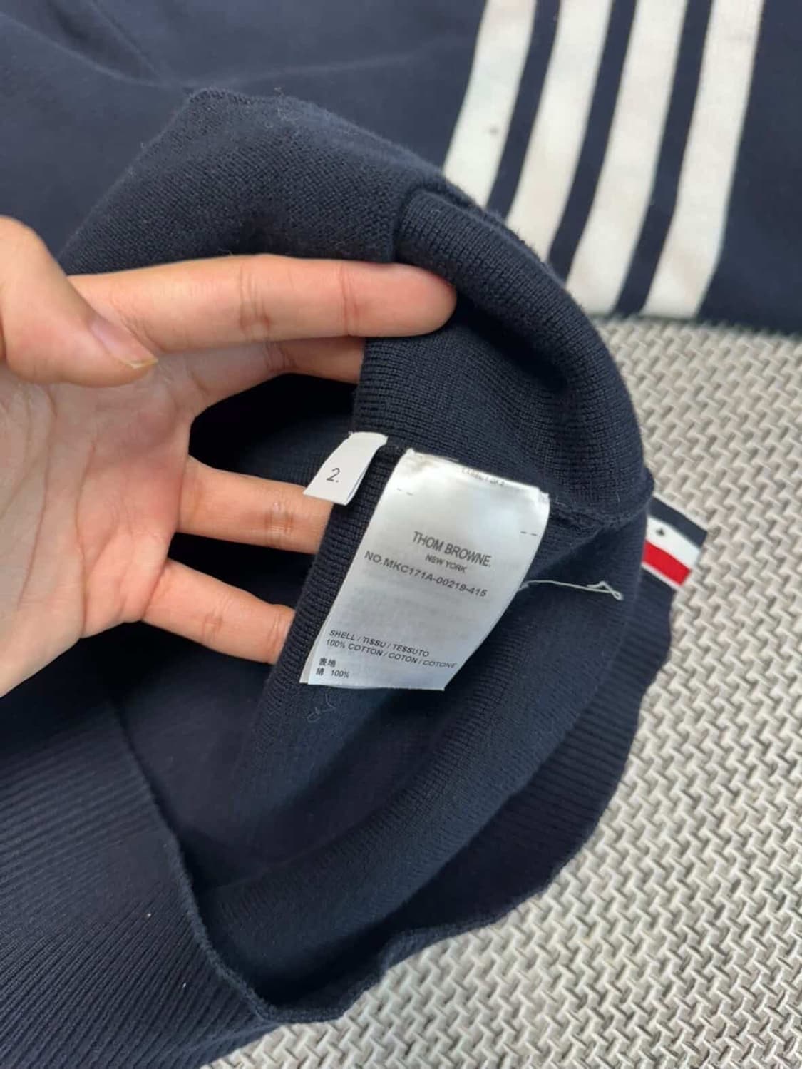 톰브라운 밀라노스티치 가디건 상품이미지4