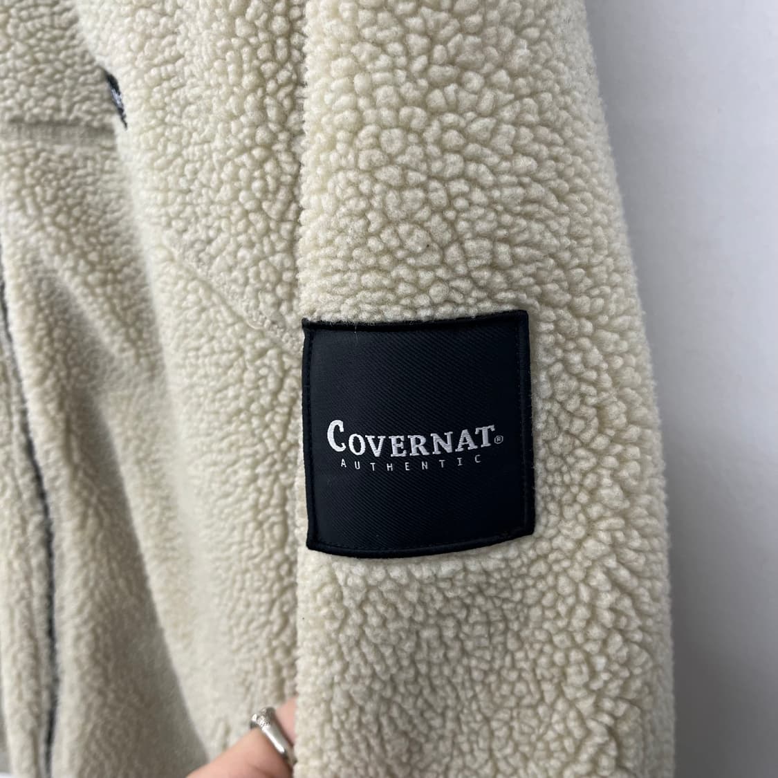 커버낫 후리스 집업 아이보리 남XL 상품이미지4