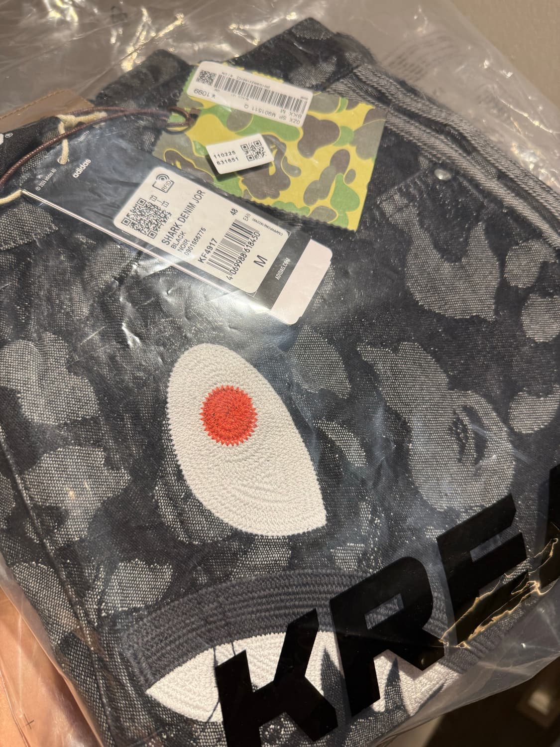 아디다스 x 베이프 데님 쇼츠 상품이미지2