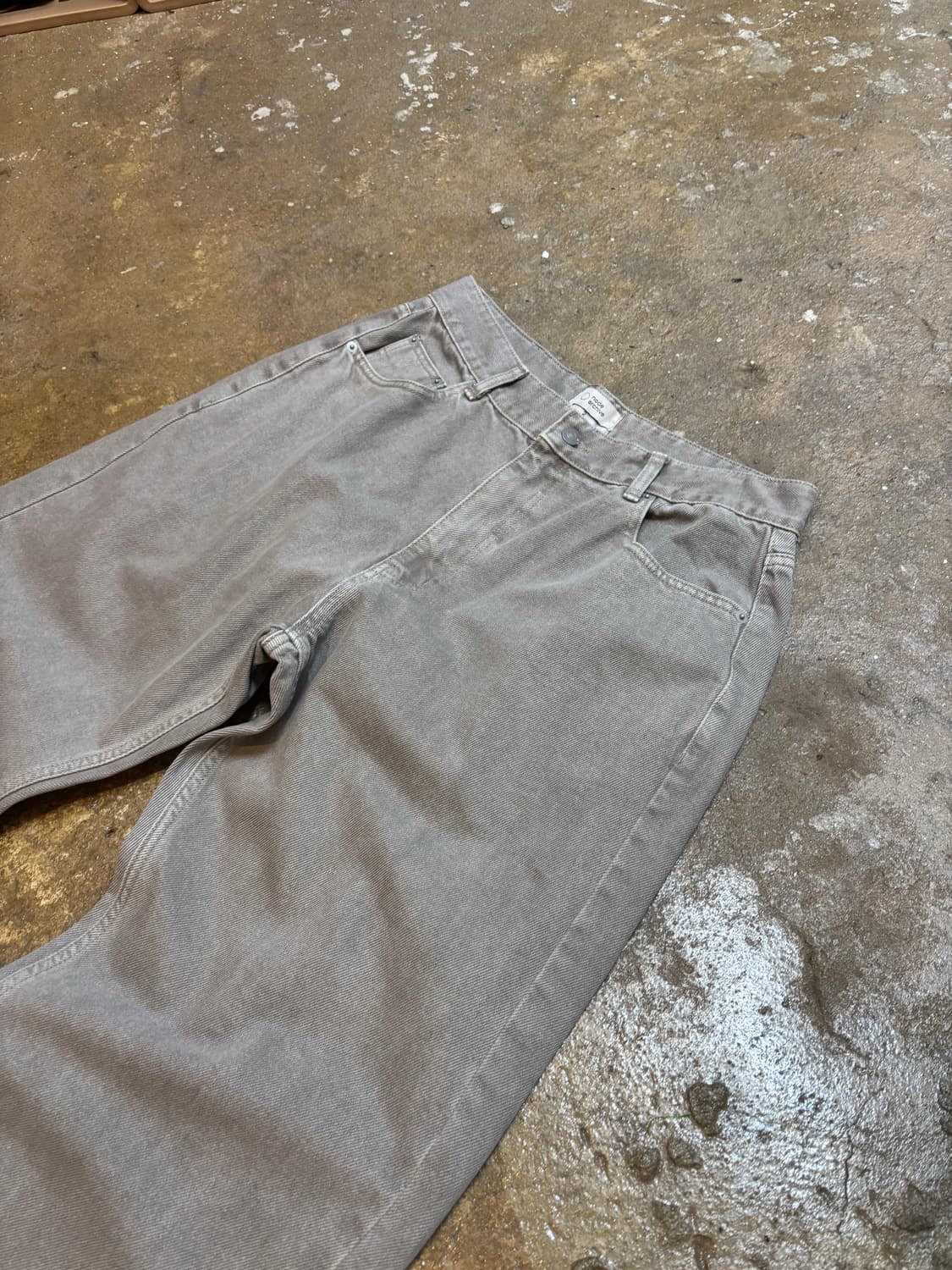 노드아카이브 다잉 데님 팬츠 (샌드쉘)  상품이미지3