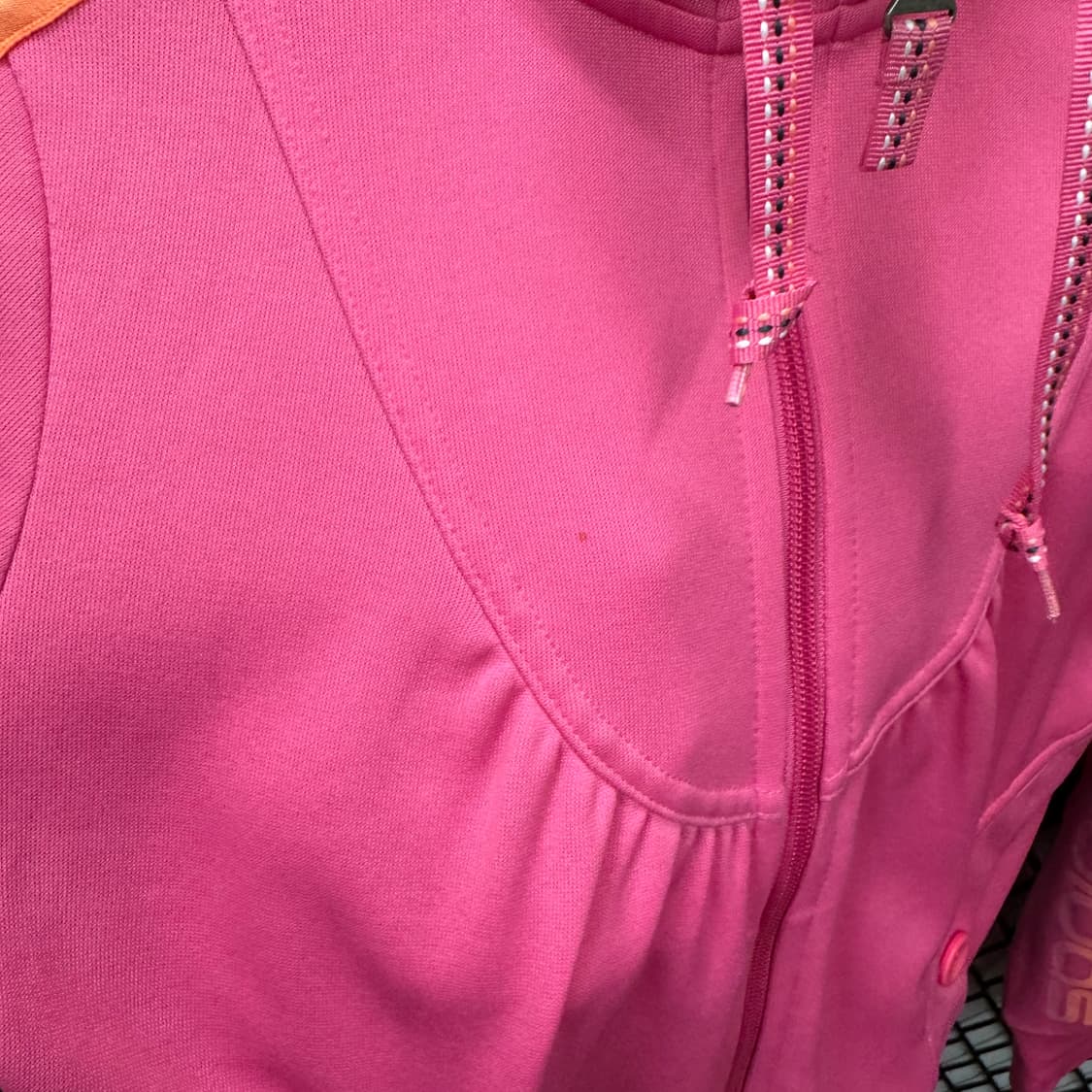 아디다스 Y2K 트랙 자켓 사이드 레터링 로고 포인트 핑크 상품이미지8