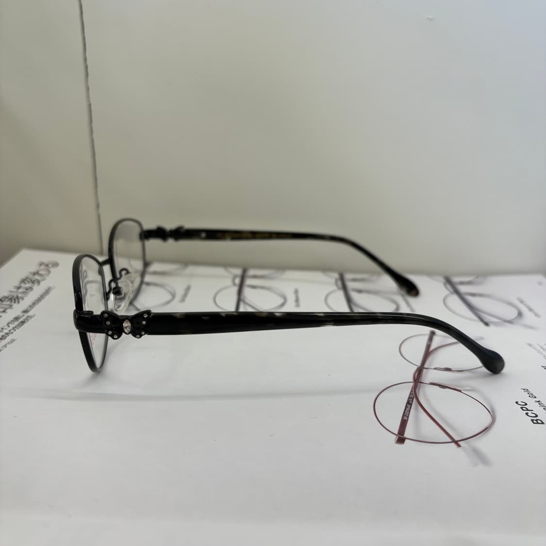 ROMEO GIGLI 블랙 메탈 빈티지 안경 상품이미지4