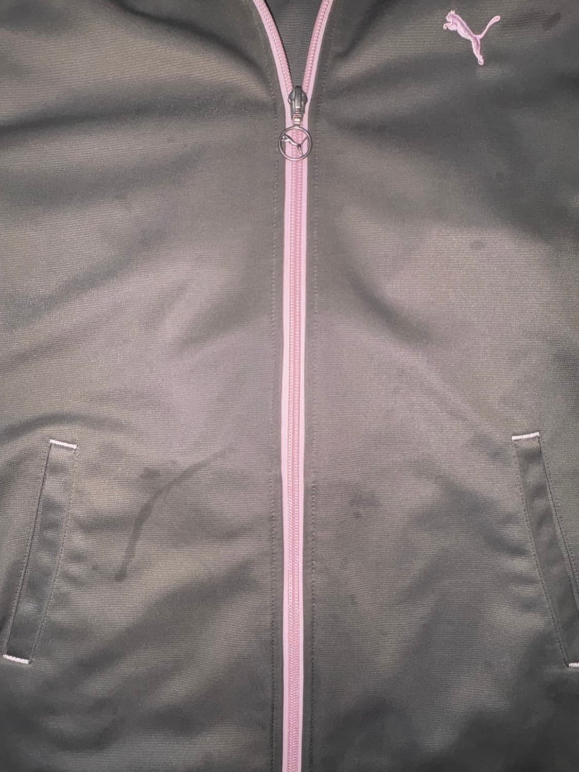 푸마 핑크 배색 라인 포인트 집업 져지 모리걸 갸루 y2k 미사깔 상품이미지7