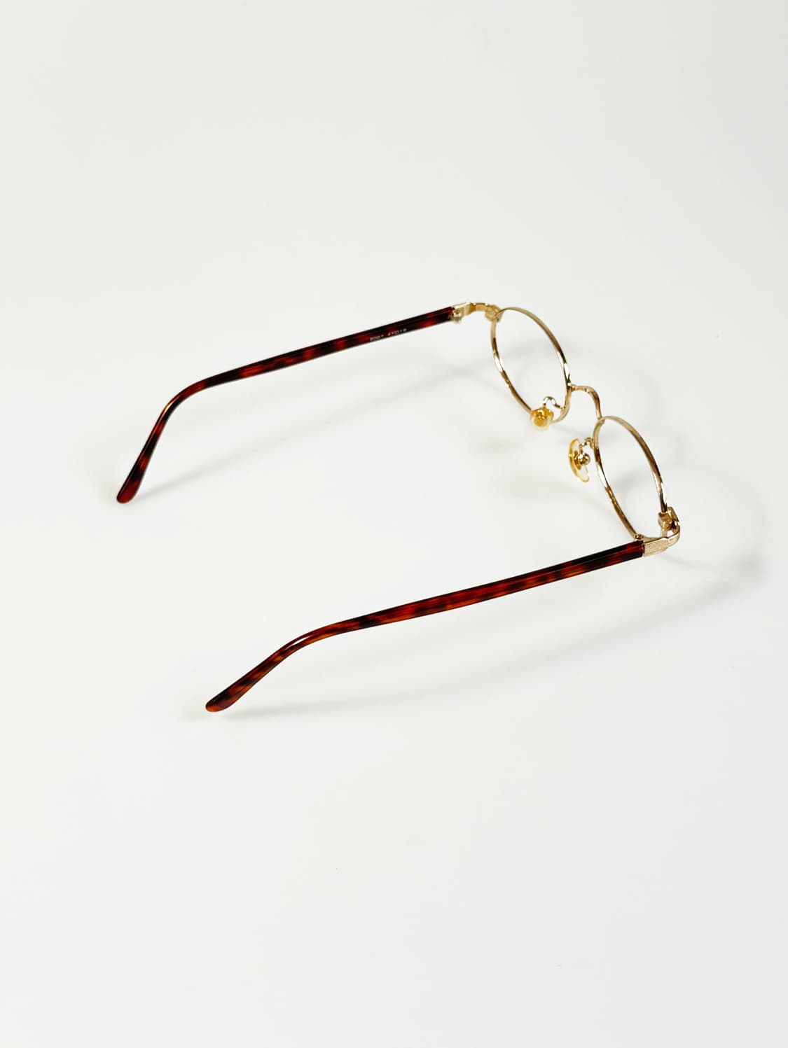 PARIS MA 골드 슬림 오벌 프레임 빈티지 안경 상품이미지4