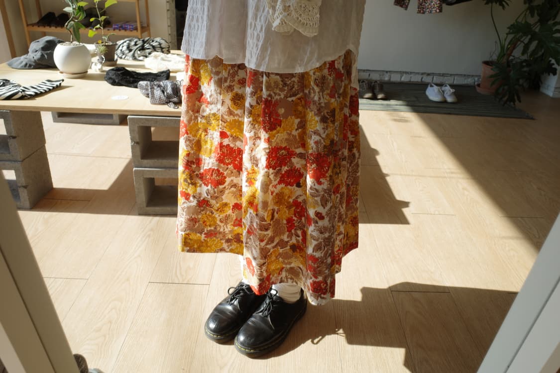 빈티지 플라워 스커트 상품이미지1