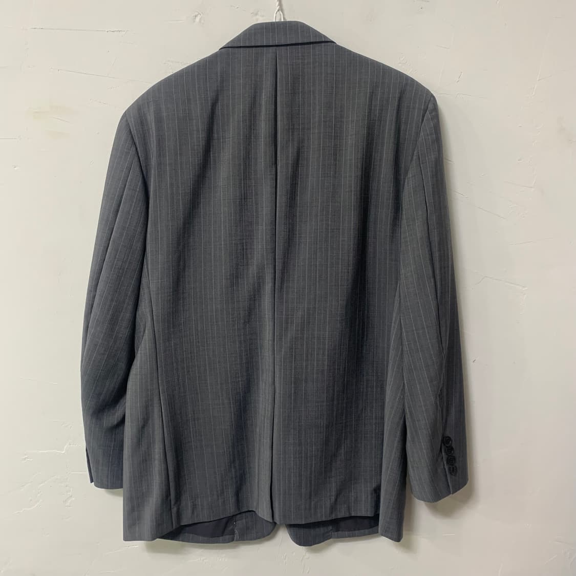 (100) 닥스 스트라이프 정장 자켓 블레이저 그레이 상품이미지2