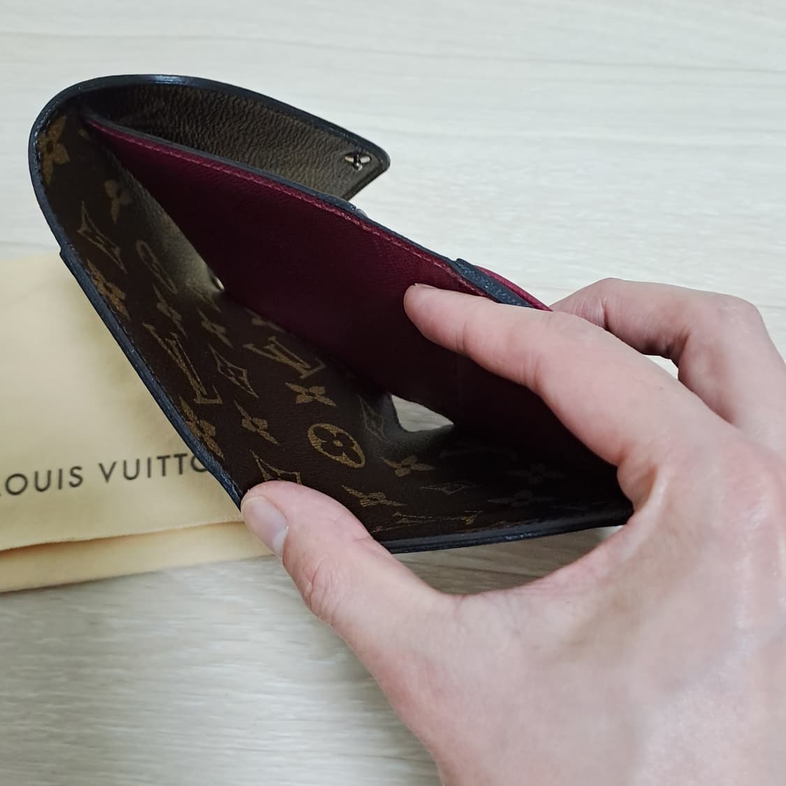 [100%/정품] 루이비통 모노그램 마리루 중지갑, 루이비통지갑 상품이미지8