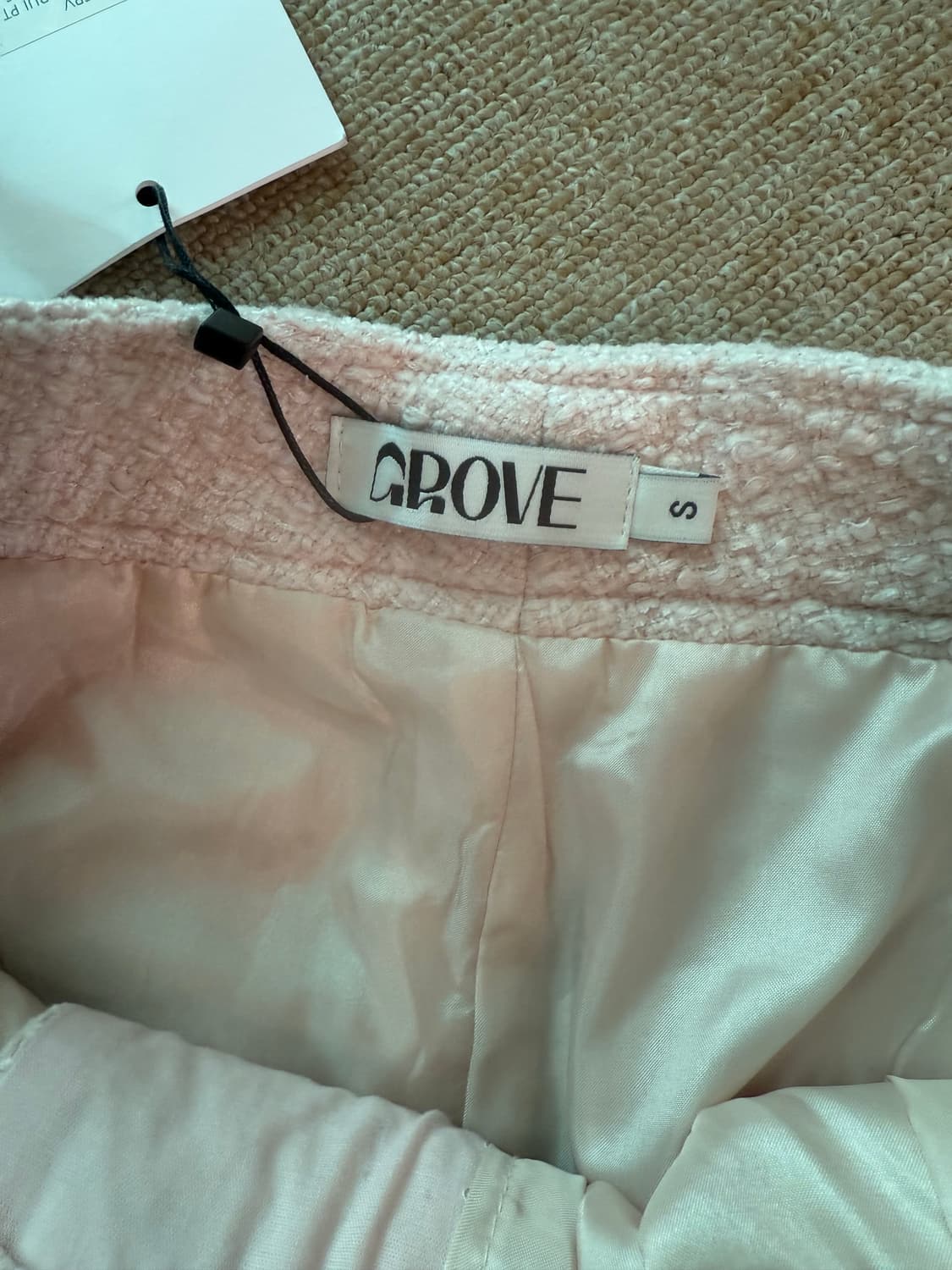 Grove연핑크 트위드 슬렉스  마른 55   새상품 상품이미지4