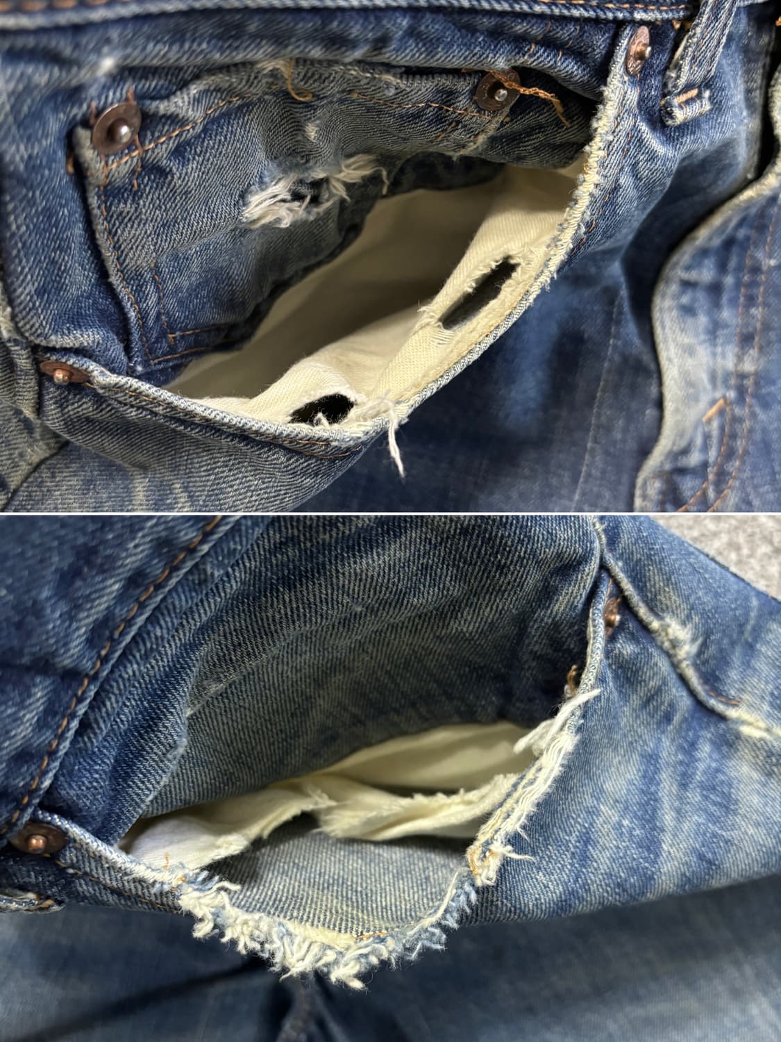 70s 빈티지 리바이스 517 66 전기 허리39cm 상품이미지7