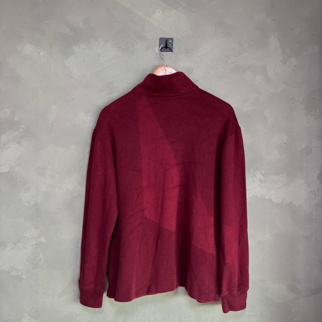 폴로 랄프로렌 니트 반집업 버건디 상품이미지4