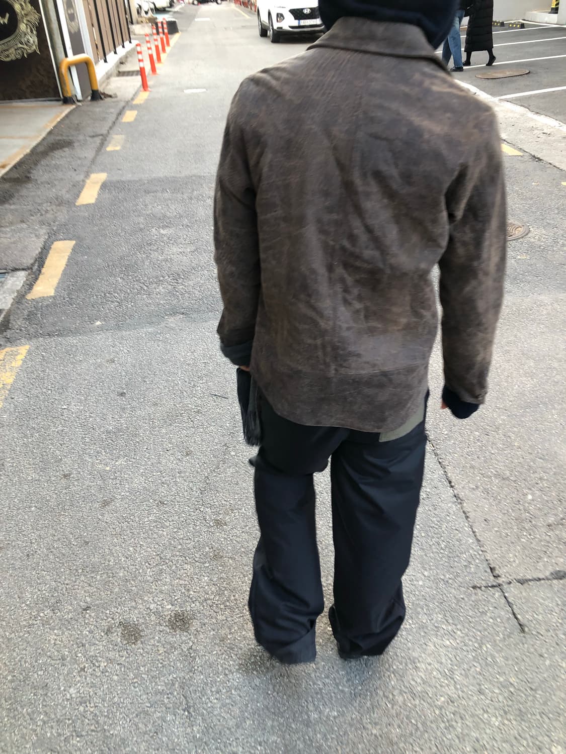 요지야마모토 레더 자켓 상품이미지4