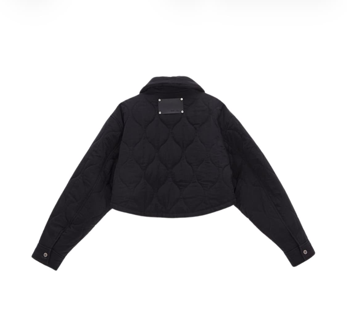 마뗑킴 볼레로 숏 패딩 점퍼 블랙 판매 상품이미지2