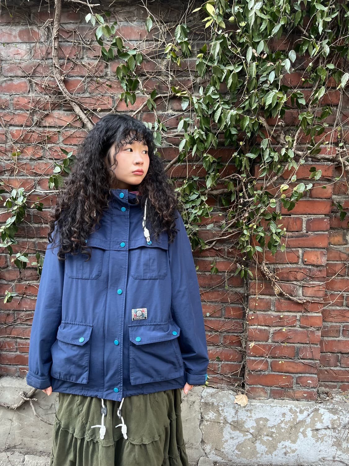 Titicaca 네이비 후드 자켓&히피 후드 플리스 집업 상품이미지1