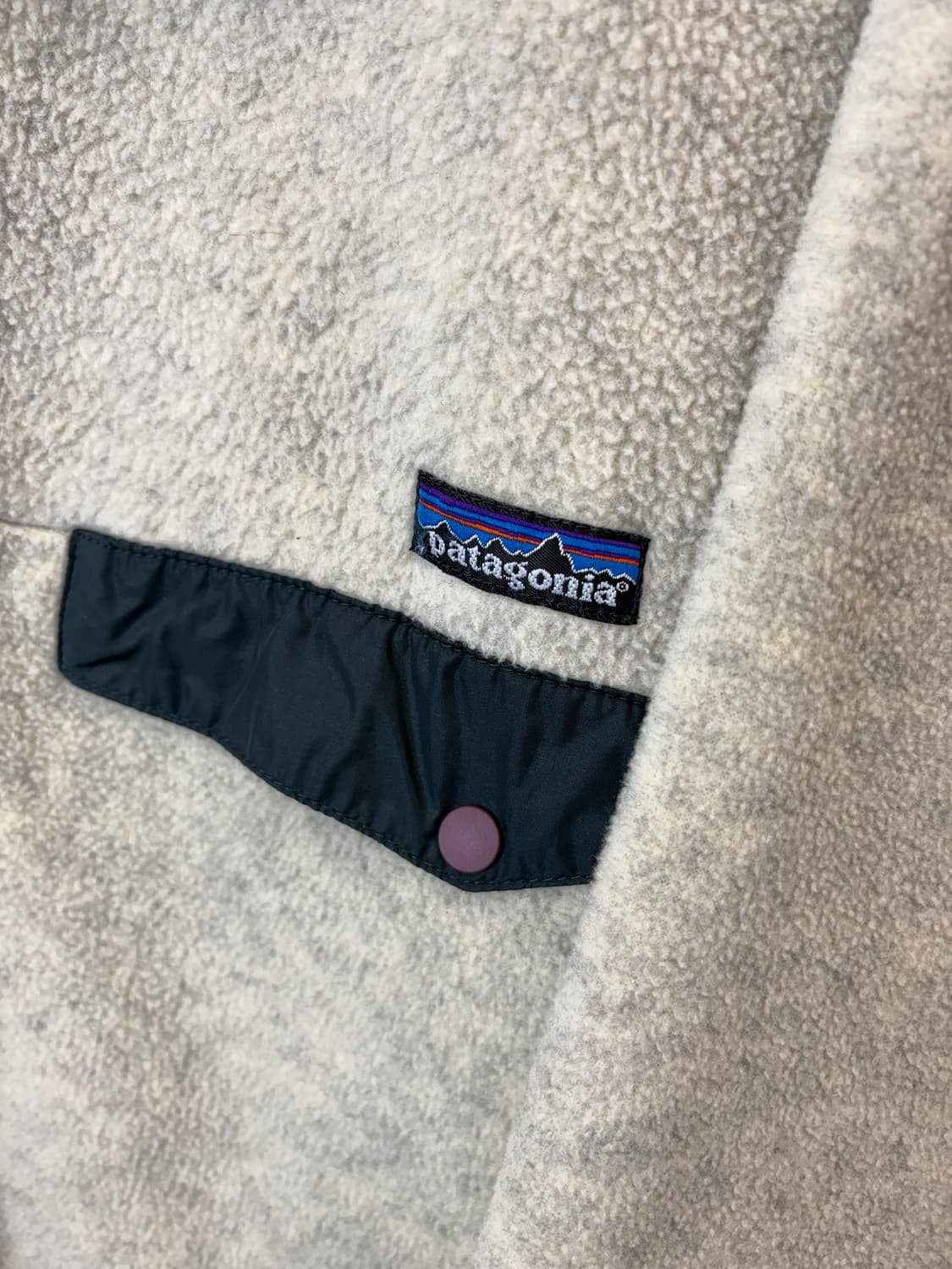 파타고니아 90s USA 신칠라 오트밀 그린 상품이미지6