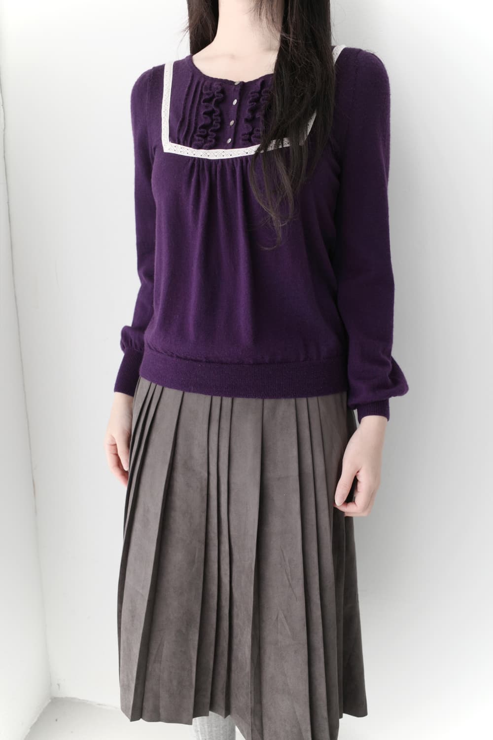 frill lace long sleeve 상품이미지8